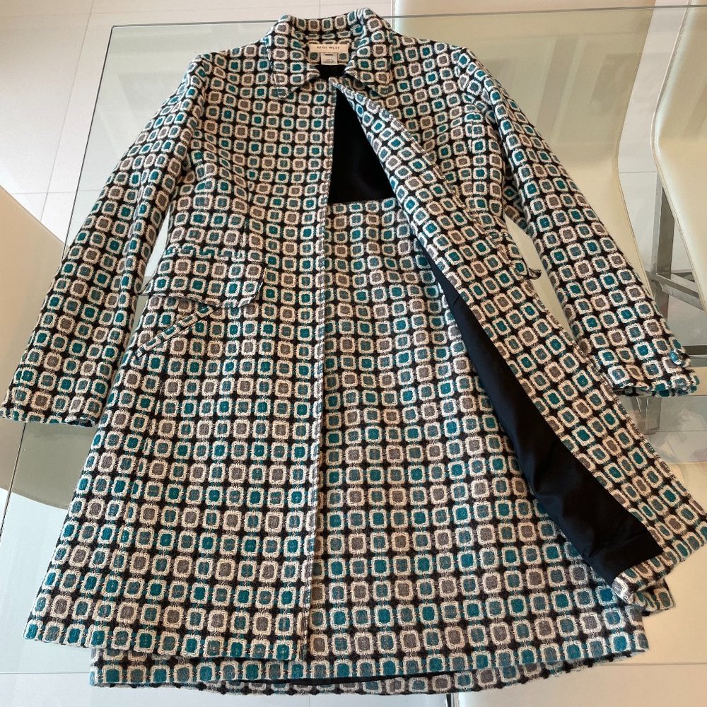 Nine West Retro🔹vintage! 2 Piece Skirt/Jacket Set